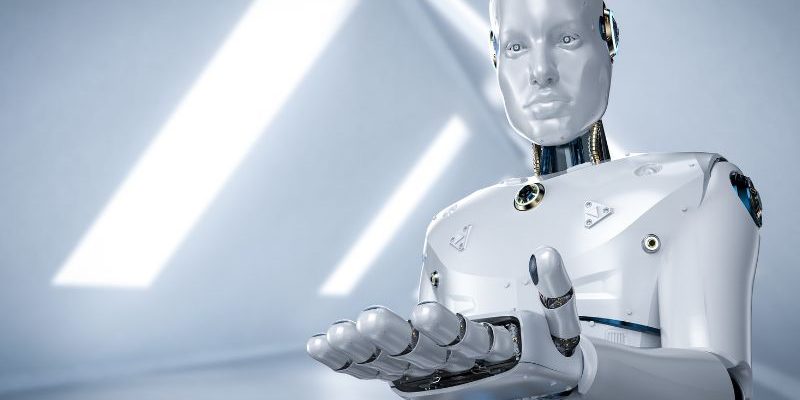 W jaki sposób uczy się sztuczna inteligencja? Na zdjeciu robot.